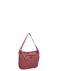 rote Shopper Tasche aus Leder von Billy The Kid