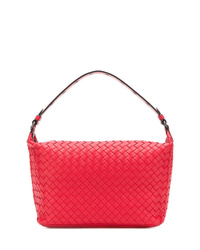 rote Shopper Tasche aus Leder von Bottega Veneta
