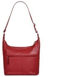 rote Shopper Tasche aus Leder von Bruno Banani