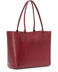 rote Shopper Tasche aus Leder von Frye