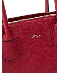 rote Shopper Tasche aus Leder von Furla