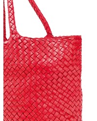 rote Shopper Tasche aus Leder von Officine Creative