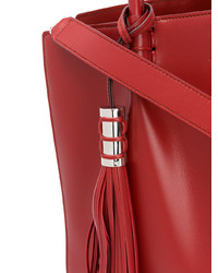 rote Shopper Tasche aus Leder von Tod's