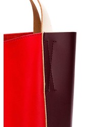 rote Shopper Tasche aus Leder von Marni