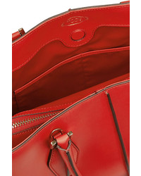 rote Shopper Tasche aus Leder von Tod's