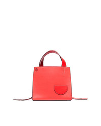 rote Shopper Tasche aus Leder von Danse Lente