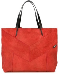 rote Shopper Tasche aus Leder von Diesel