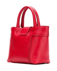 rote Shopper Tasche aus Leder von Tod's