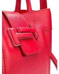 rote Shopper Tasche aus Leder von Tod's