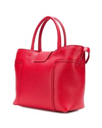 rote Shopper Tasche aus Leder von Tod's