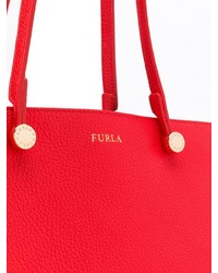 rote Shopper Tasche aus Leder von Furla