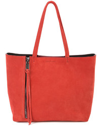 rote Shopper Tasche aus Leder von Elena Ghisellini