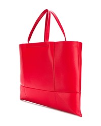 rote Shopper Tasche aus Leder von Calvin Klein 205W39nyc