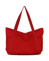 rote Shopper Tasche aus Leder von EMILY & NOAH