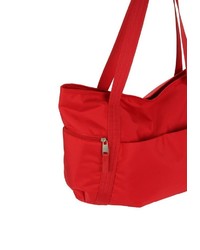 rote Shopper Tasche aus Leder von EMILY & NOAH