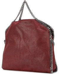 rote Shopper Tasche aus Leder von Stella McCartney
