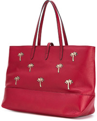 rote Shopper Tasche aus Leder von Tomas Maier