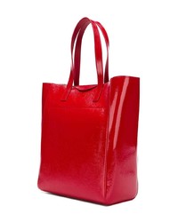 rote Shopper Tasche aus Leder von Anya Hindmarch