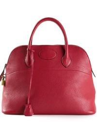 rote Shopper Tasche aus Leder von Hermes