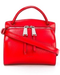 rote Shopper Tasche aus Leder von Jil Sander