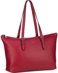 rote Shopper Tasche aus Leder von Joop!