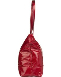 rote Shopper Tasche aus Leder von Jost