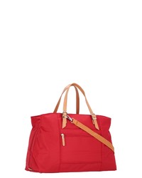 rote Shopper Tasche aus Leder von Jump