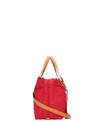 rote Shopper Tasche aus Leder von Jump