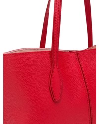 rote Shopper Tasche aus Leder von Tod's