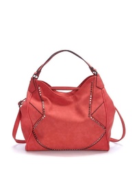 rote Shopper Tasche aus Leder von Lascana