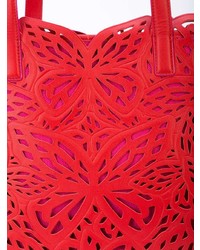 rote Shopper Tasche aus Leder von Sophia Webster