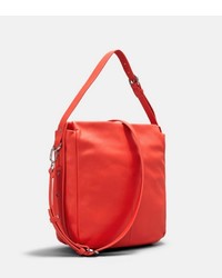 rote Shopper Tasche aus Leder von Liebeskind Berlin