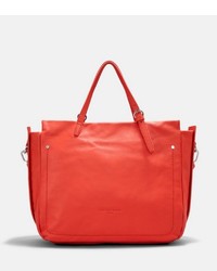 rote Shopper Tasche aus Leder von Liebeskind Berlin