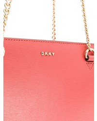 rote Shopper Tasche aus Leder von DKNY