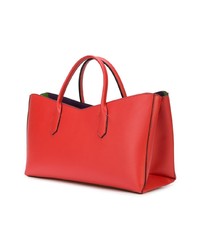 rote Shopper Tasche aus Leder von Sara Battaglia