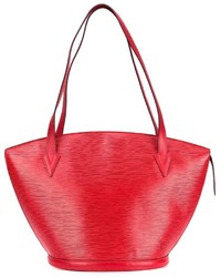 rote Shopper Tasche aus Leder von Louis Vuitton