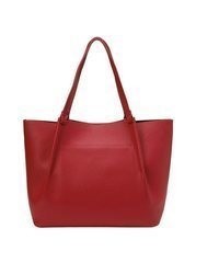 rote Shopper Tasche aus Leder von Marc O'Polo