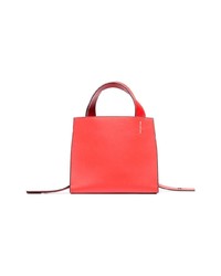 rote Shopper Tasche aus Leder von Danse Lente