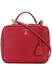 rote Shopper Tasche aus Leder von MARK CROSS