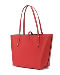 rote Shopper Tasche aus Leder von Coach