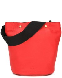 rote Shopper Tasche aus Leder von Marni