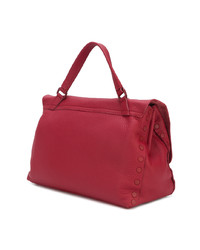 rote Shopper Tasche aus Leder von Zanellato