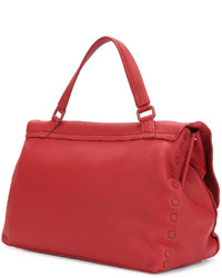 rote Shopper Tasche aus Leder von Zanellato