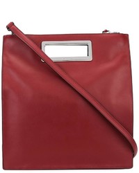 rote Shopper Tasche aus Leder von MICHAEL Michael Kors