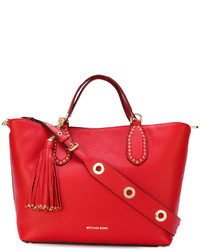 rote Shopper Tasche aus Leder von MICHAEL Michael Kors