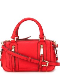 rote Shopper Tasche aus Leder von MICHAEL Michael Kors