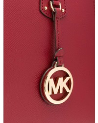 rote Shopper Tasche aus Leder von MICHAEL Michael Kors