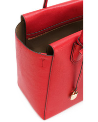 rote Shopper Tasche aus Leder von MICHAEL Michael Kors