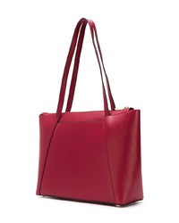 rote Shopper Tasche aus Leder von MICHAEL Michael Kors