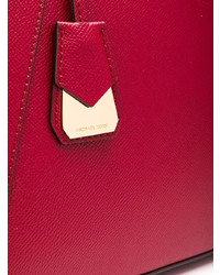 rote Shopper Tasche aus Leder von MICHAEL Michael Kors